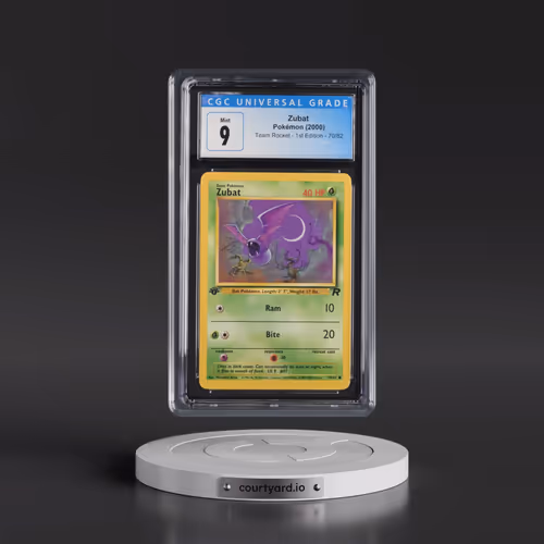 2000 Team Rocket #70/82 Zubat - 1st Edition 1st Edition (CGC 9 MINT)