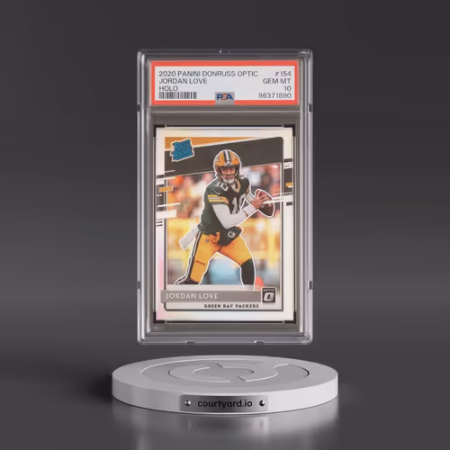 2020 Panini Donruss Optic #154 Jordan Love - Holo (PSA 10 GEM MINT)