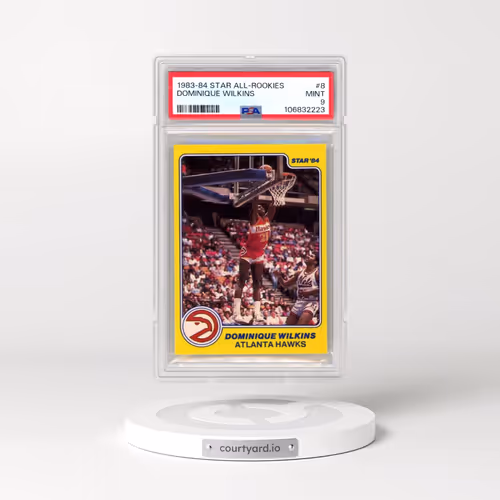 1983 Star All-Rookies #8 Dominique Wilkins (PSA 9 MINT)