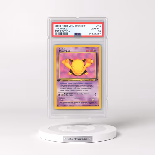 2000 Pokémon Rocket #54 Drowzee - 1st Edition (PSA 10 GEM MINT)