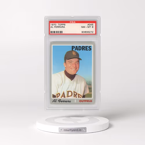 1970 Topps #345 Al Ferrara (PSA 8 NM-MT)