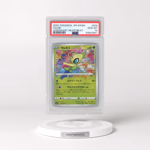 2020 Pokémon Sword & Shield Legendary Heartbeat #009 Celebi (PSA 10 GEM MINT)