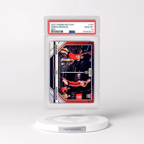 2021 Panini Instant #154 Alperen Sengun/Jalen Green - Red (PSA 10 GEM MINT)