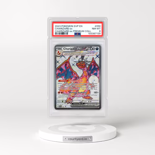 2023 Pokémon Svp EN-SV Black Star Promo #056 Charizard EX - Holo Charizard EX Premium Collection (PSA 8 NM-MT)