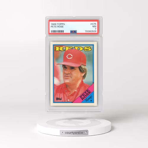 1988 Topps #475 Pete Rose (PSA 7 NM)