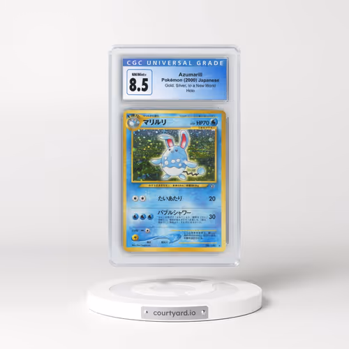 2000 Gold, Silver, to a New World #184 Azumarill - Holo (CGC 8.5 NM-MT+)