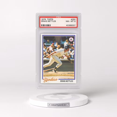 1978 Topps #250 Graig Nettles (PSA 8 NM-MT)