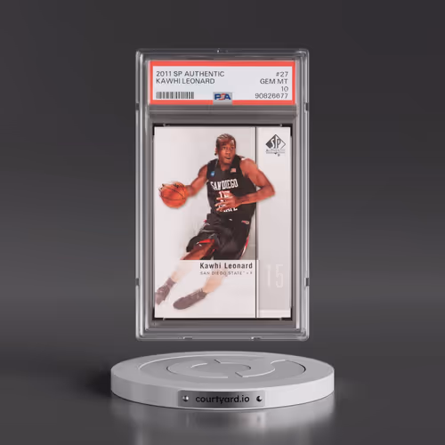 2011 SP Authentic #27 Kawhi Leonard (PSA 10 GEM MINT)