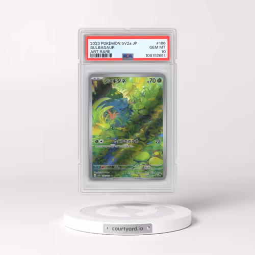 2023 Pokémon Sv2a-Pokemon 151 #166 Bulbasaur - Art Rare (PSA 10 GEM MINT)