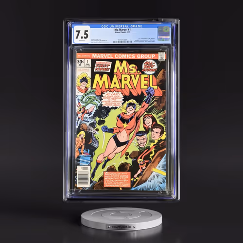 Ms. Marvel #1 CGC 7.5 White Pages (Marvel Comics, 1/77) - Universal