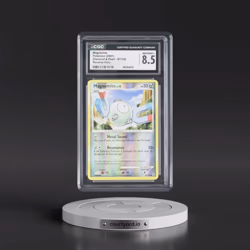 2007 Diamond & Pearl #87/130 Magnemite - Reverse Holo (CGC 8.5 NM-MT+)