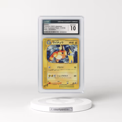 2001 Base Expansion Pack #113/128 Raichu - 1st Edition Holo (CGC 10 GEM MINT)