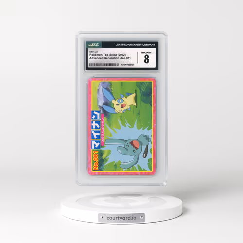 2002 Advanced Generation (Pink Border) #081 Minun (CGC 8 NM-MT)