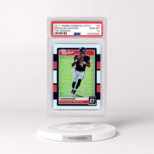 2017 Panini Donruss Optic the Rookies #8 Deshaun Watson (PSA 10 GEM MINT)