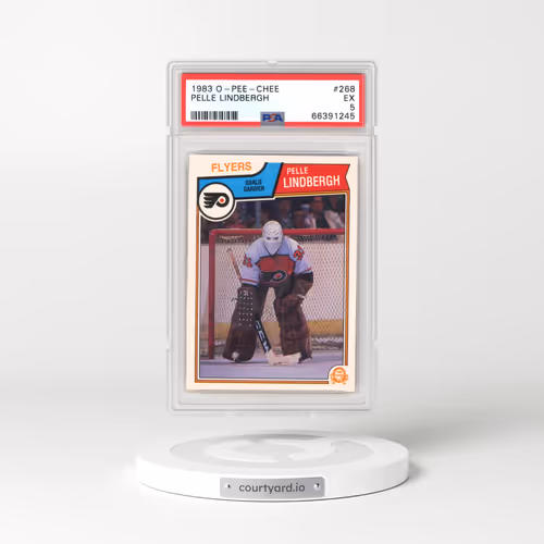 1983 O-Pee-Chee #268 Pelle Lindbergh (PSA 5 EX)