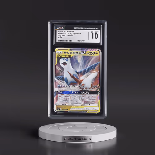 2018 Pokémon Sun & Moon Tag Bolt #060 Latias & Latios GX - Holo (CGC 10 GEM MINT)