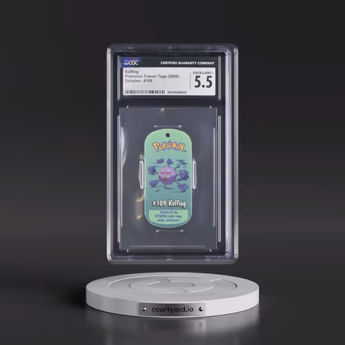 2000 Pokémon Trainer Tags (2000 Dairylea) - English #109 Koffing (CGC 5.5 EX+)