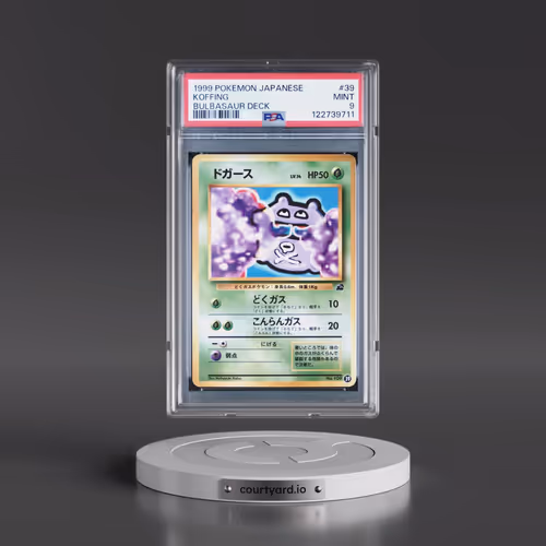1999 Pokémon Bulbasaur Deck #39 Koffing (PSA 9 MINT)