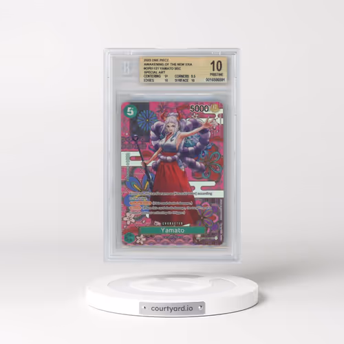 2023 One Piece Card Game Awakening of the New Era #OP01121 Yamato ALT ART SP (BGS 10 PRISTINE)