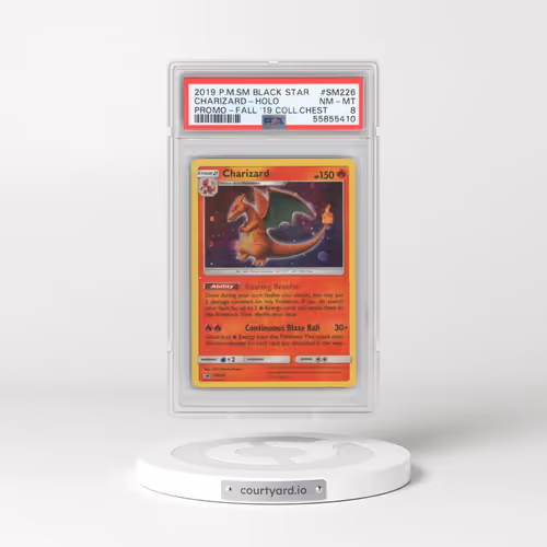 2019 Pokémon SM Black Star Promo #SM226 Charizard - Holo Fall 2019 Collector Chest (PSA 8 NM-MT)