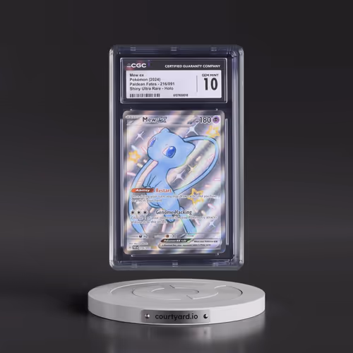 2024 Paldean Fates - PAF EN #216/091 Mew ex - Shiny Ultra Rare Holo (CGC 10 GEM MINT)