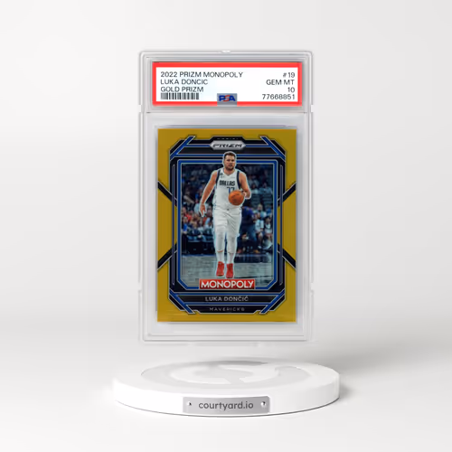 2022 Panini Prizm Monopoly #19 Luka Doncic - Gold Prizm (PSA 10 GEM MINT)