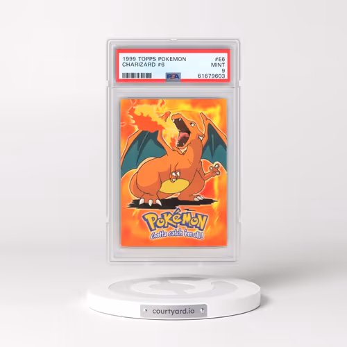 1999 Topps Pokémon the Movie Edt #E6 Charizard #6 (PSA 9 MINT)
