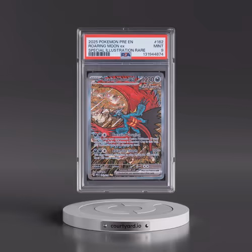 2025 Pokémon Pre EN-Prismatic Evolutions #162 Roaring Moon EX - Holo Special Illustration Rare (PSA