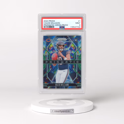 2024 Panini Prizm Prizmatic #1 Caleb Williams - Green Prizm (PSA 9 MINT)