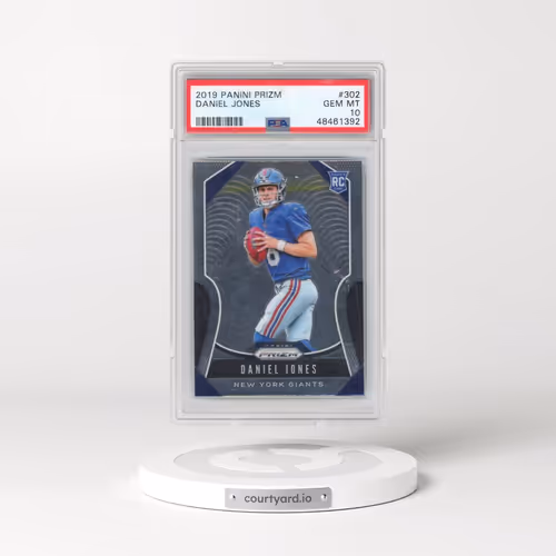 2019 Panini Prizm #302 Daniel Jones (PSA 10 GEM MINT)
