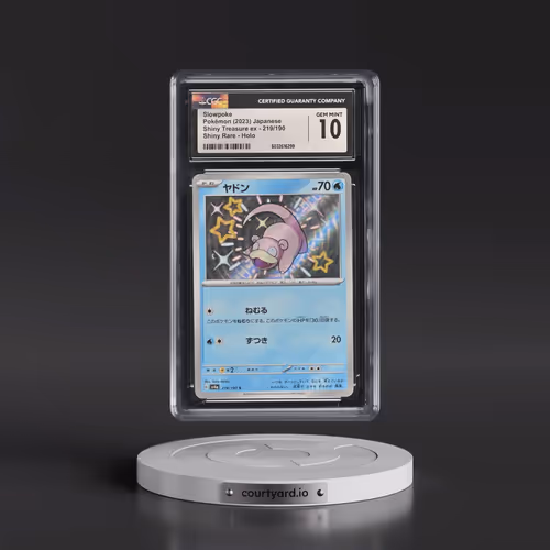 2023 Shiny Treasure ex #219/190 Slowpoke - Shiny Rare Holo (CGC 10 GEM MINT)