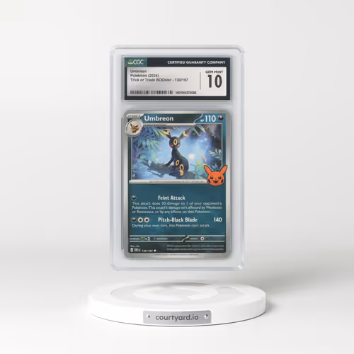 2024 Trick or Trade BOOster (2024) #130/197 Umbreon (CGC 10 GEM MINT)