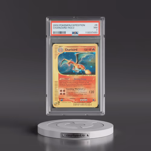 2002 Pokémon Expedition #6 Charizard - Holo (PSA 7 NM)