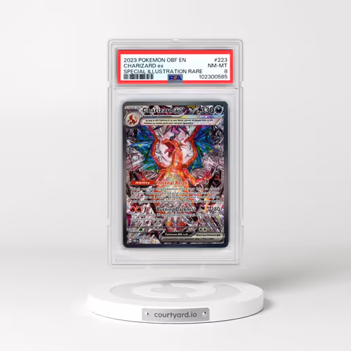 2023 Pokémon Obf EN-Obsidian Flames #223 Charizard EX - Holo Special Illustration Rare (PSA 8 NM-MT)