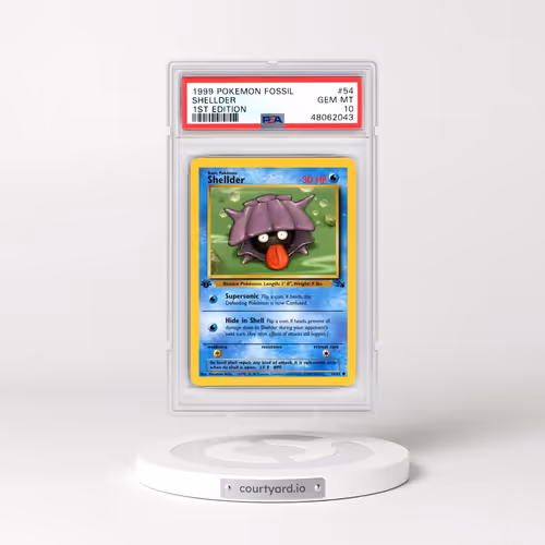 1999 Pokémon Fossil #54 Shellder - 1st Edition (PSA 10 GEM MINT)