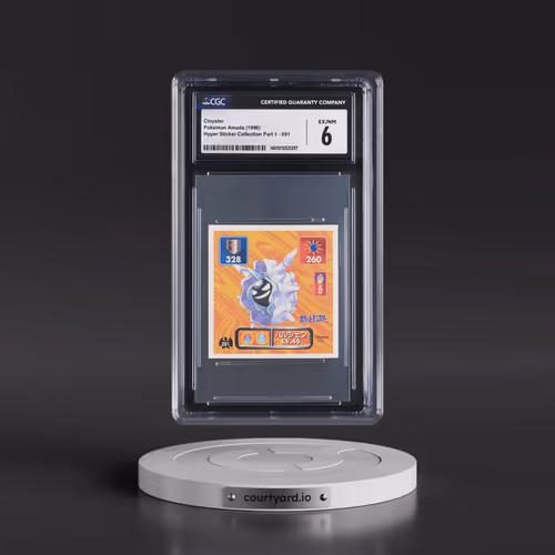 1996 Hyper Sticker Collection Part 1 (1996) #091 Cloyster (CGC 6 EX-NM)