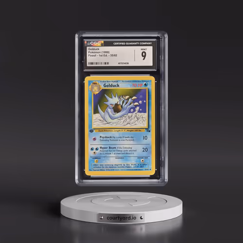 1999 Fossil #35/62 Golduck - 1st Edition 1st Edition (CGC 9 MINT)