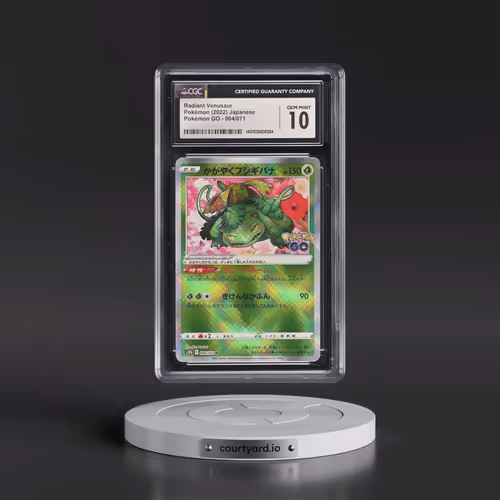2022 Pokémon GO #004/071 Radiant Venusaur - Holo (CGC 10 GEM MINT)