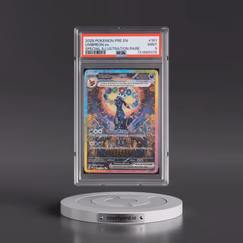 2025 Pokémon Pre EN-Prismatic Evolutions #161 Umbreon EX - Holo Special Illustration Rare (PSA 9 MIN