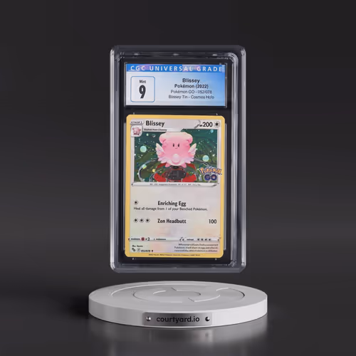 2022 Pokémon GO #052/078 Blissey - Blissey Tin Cosmos Holo (CGC 9 MINT)