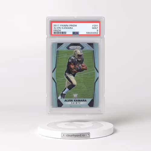 2017 Panini Prizm #291 Alvin Kamara - Prizm (PSA 9 MINT)