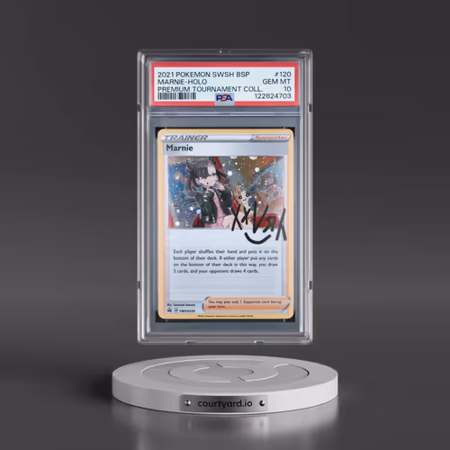 2021 Pokémon Swsh Black Star Promo #120 Marnie - Holo Marnie Premium Tournament Collection (PSA 10 G