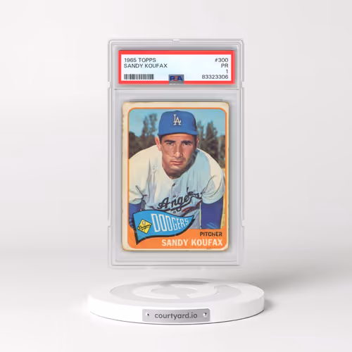 1965 Topps #300 Sandy Koufax (PSA 1 PR)