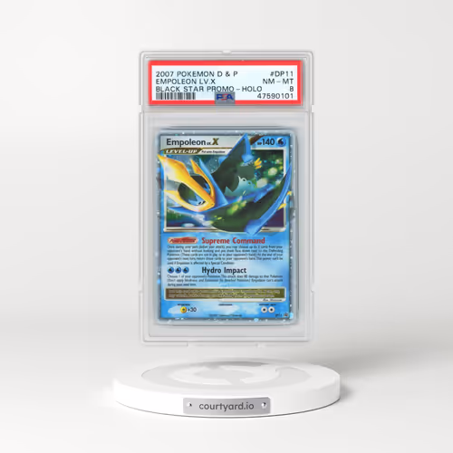 2007 Pokémon Diamond & Pearl Black Star Promo #DP11 Empoleon LV.X - Holo (PSA 8 NM-MT)