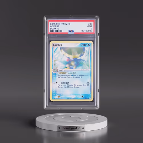 2005 Pokémon EX Deoxys #33 Lombre (PSA 9 MINT)