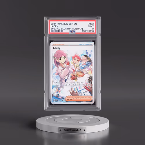 2024 Pokémon Scr EN-Stellar Crown #172 Lacey - Special Illustration Rare (PSA 9 MINT)