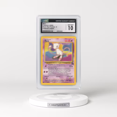 1999 Black Star Promos #8 Mew - Pokémon League (CGC 10 GEM MINT)