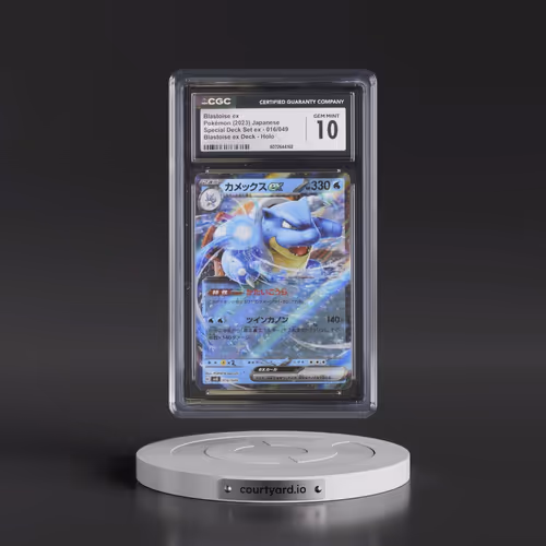 2023 Pokémon Svg-Venusaur & Charizard & Blastoise Special Deck Set EX #016 Blastoise EX - Holo (CGC