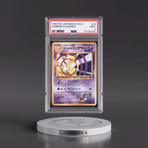 1999 Pokémon Gym 2 #64 Sabrina's Kadabra (PSA 9 MINT)
