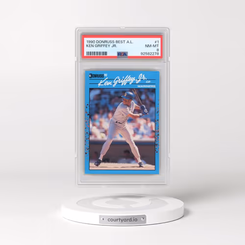 1990 Donruss Best A.L. #1 Ken Griffey Jr (PSA 8 NM-MT)
